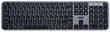 Клавиатура 2E KS240 110key, WL/BT, EN/UK, сіро-чорний