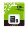 Карта пам'яті microSD KINGSTON microSDXC (UHS-1)Canvas Select Plus Gen3 256Gb class 10 А1 (R-150MB/s)(adapter SD)