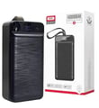 Акумулятор XO PR157 40000mAh PD20W/QC22.5W Швидка зарядка (Чорний)