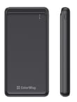 Акумулятор ColorWay 10 000 mAh Slim (USB QC3.0 + USB-C Power Delivery 18W) Black