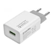 Мережевий зарядний пристрій ColorWay 1USB Huawei Super Charge/Quick Charge 3.0, 4A (20W) білий (CW-CHS014Q-WT)