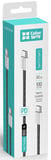 Кабель USB ColorWay Type-C - Type-C (braided cotton) (PD Fast Charging 60W) 3.0А 1м чорний