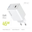 Автомобільний зарядний пристрій ColorWay GaN Mini 45W PD Port PPS USB-C біле
