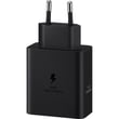 Мережевий зарядний пристрій Samsung 50W Power Adapter Duo C to C Cable included Black