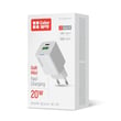 Мережевий зарядний пристрій ColorWay GaN Mini 20W PD Port PPS USB (Type-C PD + USB QC4.0)