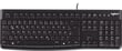 Клавіатура LOGITECH K120 Ukr (920-002643) мембранна, USB, чорна