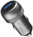 Автомобільний зарядний пристрій ColorWay 2USB (Type-C PD35W + USB QC3.0 35W) (70W) Gray