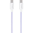 Кабель USB Gelius iCable GP-UCN010 Type-C to Type-C (1,2m) (60W) Violet