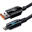 Кабель USB Gelius Screen GP-UCN008 USB-A to Type-C (1.2m) (30W) Black
