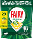 Чистячий засіб для посудомийної машини Fairy Таблетки для посудомийних машин Original All in One Lemon 29 шт.