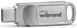 Флеш USB Wibrand USB 3.2 Gen1 Bee 128GB USB Type-A/USB Type-C Silver