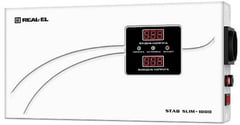 Стабилизатор напряжения REAL-EL STAB SLIM-1000, White | Фото 1