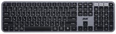 Клавіатура 2E KS240 110key, WL/BT, EN/UK, сіро-чорний