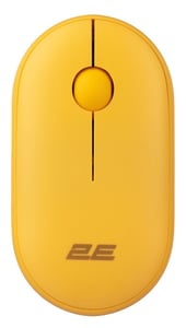Миша 2E MF300 Silent, WL/BT, жовтий | Фото 1