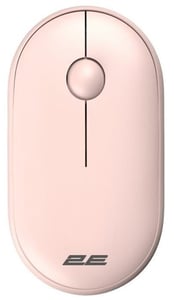 Миша 2E MF300 Silent, WL/BT, рожевий | Фото 1