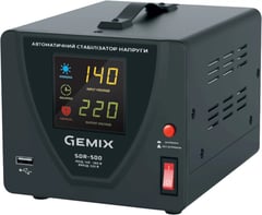 Стабилизатор напряжения Gemix SDR-500 (SDR500.350W) | Фото 1