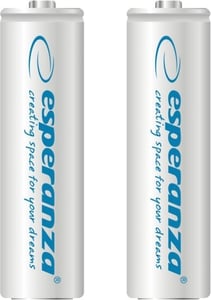 Аккумулятор ESPERANZA Ni-MH AA 2000 mAh, 2шт (EZA103W) | Фото 1