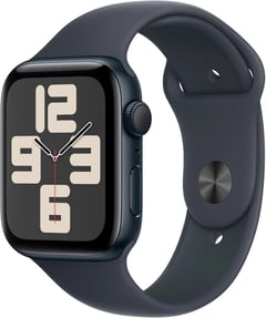 Смарт-часы Apple Watch SE 2024 GPS 44mm Midnight Aluminium Case with Midnight Sport Band-S/M(MXEK3QH/A | Фото 1