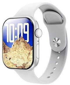 Умные часы XO W10 Pro AMOLED Screen 10 Generation Wireless Charging Smart Talking Watch срібний | Фото 1