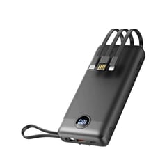 Аккумулятор VEGER Power Bank C20 12W 20000mAh (черный) (Micro USB + Type-C + Lightning) | Фото 1
