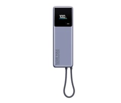 Аккумулятор Xiaomi 10000mAh 165WIntegrated Cable(BHR9361GL)сер | Фото 1
