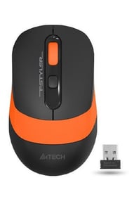 Мышь A4Tech Fstyler FG10 Чорно-помаранчева | Фото 1