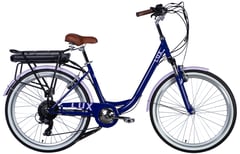 Электровелосипед Dorozhnik 26" ST eLUX Vbr FR рама-17"500Вт бузковий YS 7102 60%(ELB-D-26-227)з електропривод | Фото 1