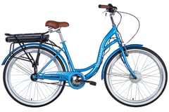 Электровелосипед Dorozhnik 26" ST eAQUAMARINE BH рама-17"350Вт синій YS 2033 2025з електроприв(ELB-D-26-253) | Фото 1