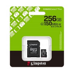 Карта пам'яті microSD KINGSTON microSDXC (UHS-1)Canvas Select Plus Gen3 256Gb class 10 А1 (R-150MB/s)(adapter SD) | Фото 1