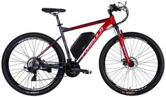 Электровелосипед Formula 29" AL eF-1 DD CS рама-21"500Вт черв-срібл YS 9018 2025(ELB-FR-29-226)з електроприв | Фото 1