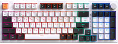 Клавиатура GamePro MK170W Hot-Swap Red Swich RGB USB UA White (MK170W) | Фото 1