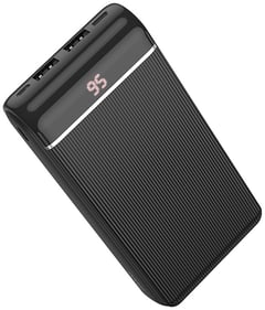 Аккумулятор Hoco Display Famous 20000mAh J59A |2USB/Type-C/Lightning, 2A| (black) | Фото 1