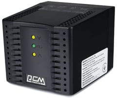 Стабилизатор напряжения POWERCOM TCA-1200 Black | Фото 1
