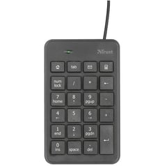 Клавіатура TRUST Xalas USB-A Numeric Keypad 23Key, USB-A, чорний | Фото 1