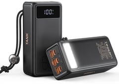Аккумулятор VEGER Power Bank Tank Lite 56000mAh (черный) LCD Quick Charge PD130W (W5001C) | Фото 1