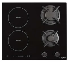 Комбинированная варочная поверхность Ventolux HG622 B9G RCS I (BK) | Фото 1