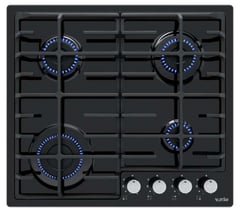 Газовая варочная поверхность Ventolux HG640-DA3 CS (BK) | Фото 1