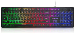 Клавиатура Vinga KB410 (black) | Фото 1