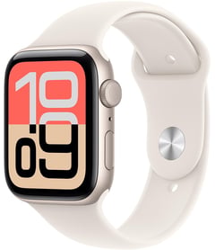 Смарт-часы Apple Watch SE 3 GPS 44mm Starlight Aluminium Case with Starlight Sport Band - M/L | Фото 1