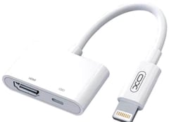 Хаб XO HUB005 Lightning to HDMI (Білий) | Фото 1