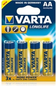 Батарейка VARTA LONGLIFE AA BLI 4 ALKALINE (04106101414) | Фото 1