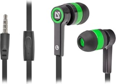 Проводные наушники DEFENDER Pulse 420 Black/Green (63422)