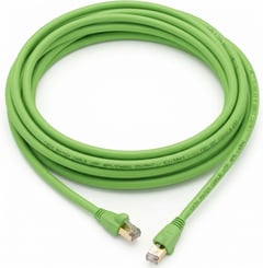 Кабель для принтерів Патч-корд MOLEX RJ45, FTP 5e, 1.0м, LSZH, зеленый (PCD-03001-0J) | Фото 1