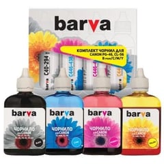 Чернила для принтеров и МФУ BARVA Canon PG-46 + CL-56 B/C/M/Y (4x90 г) SET (CPG46-090-MP) | Фото 1