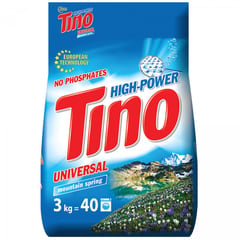 Пральний порошок Tino High-Power Порошок пральний універсальний Mountain spring, 3 кг
