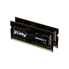 Модуль памяти KINGSTON Fury (ex.HyperX) SoDIMM DDR4 16GB (2x8GB) 3200 MHz Fury Impact (KF432S20IBK2/16) | Фото 1