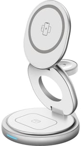 Мережевий зарядний пристрій Gelius Foldy 3в1 15W GP-WC011 White | Фото 1