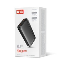 Акумулятор ColorWay УМБ Power Bank 20 000 mAh Portable Charger (USB QC3.0 + USB-C PD22.5W) Black