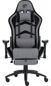 Кресло для геймера GT Racer X-2534-F Gray/Black Suede (X-2534-F Fabric Gray/Black Suede) | Фото 1
