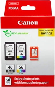 Картридж для принтеров и МФУ Canon PG-46 + CL-56 + Paper (Multi Pack) (9059B003/9059B006) | Фото 1